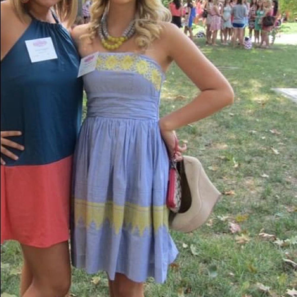 Strapless dress